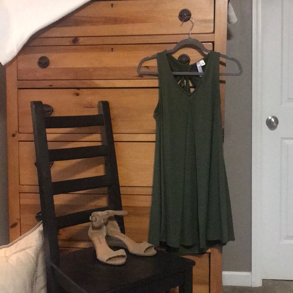 Super Soft Green Mini Dress
